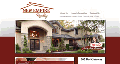 Desktop Screenshot of newempirerealty.net