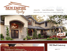 Tablet Screenshot of newempirerealty.net